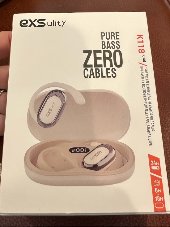 Exsulity Other - Exsulity K118 OWS (Open Wireless Stereo) Bluetooth Earbuds in White NIB